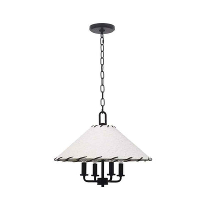 Home Decorators Collection 10 in. 1-Light Matte White and Gold Semi-Flush Mount