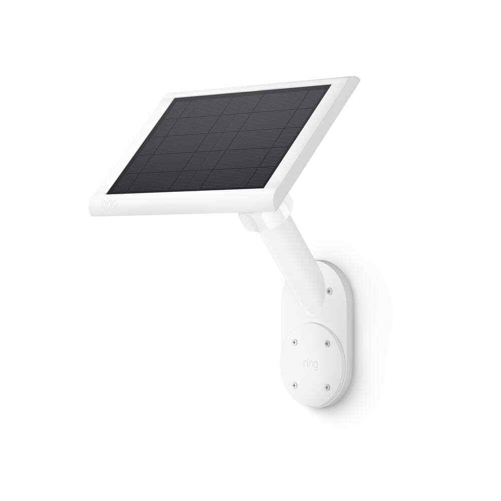 Ring Wall Mount for Solar Panels and Cams - White
