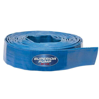 Superior Pump 1-1/2 in. x 25 ft. Lay-Flat Discharge Hose Kit 99621