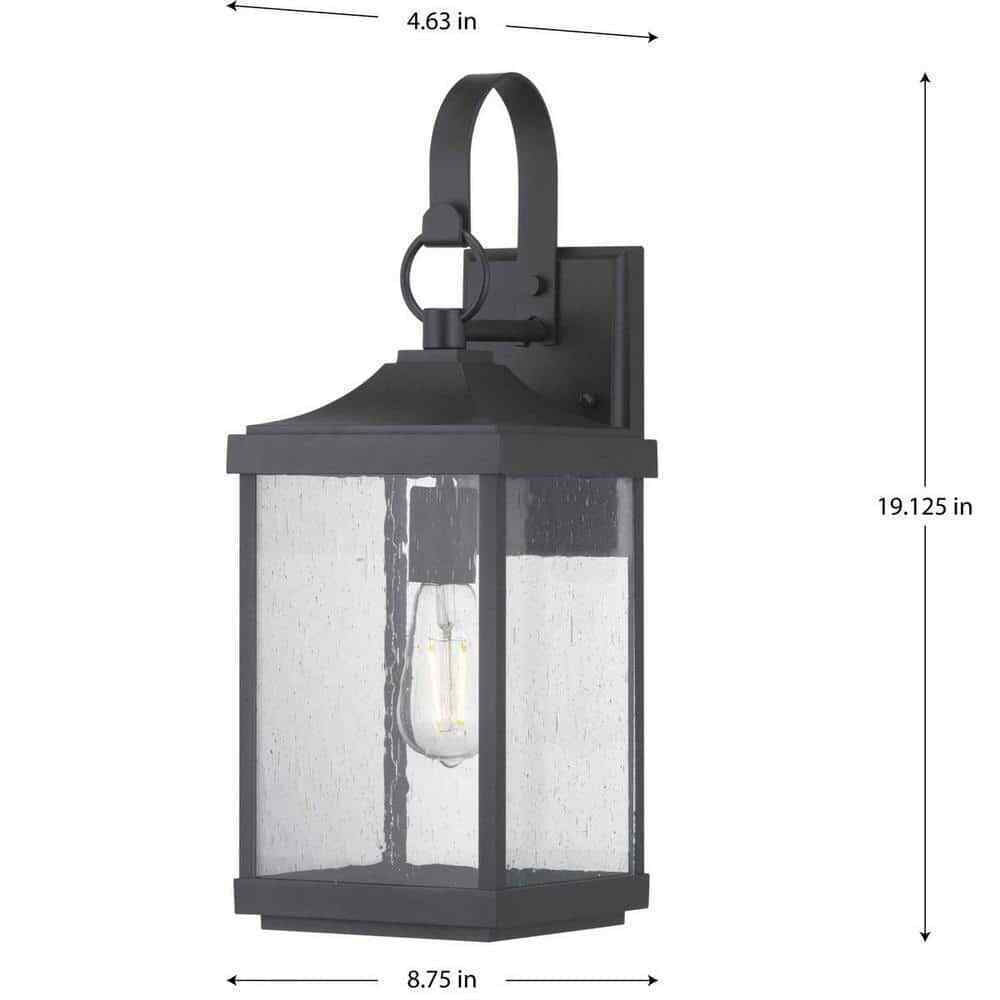 Progress Lighting Park Court 19 in. 1-Light Traditional Outdoor Wall Lantern