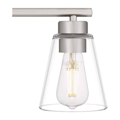 Hampton Bay Eastburn 28.13 in. 4-Light Brushed Nickel Vanity Light