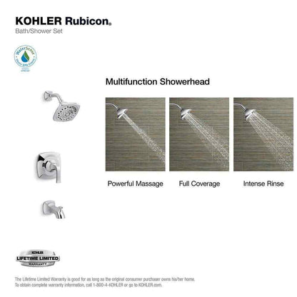 KOHLER Rubicon Single-Handle 3-Spray Wall-Mount Tub and Shower Faucet