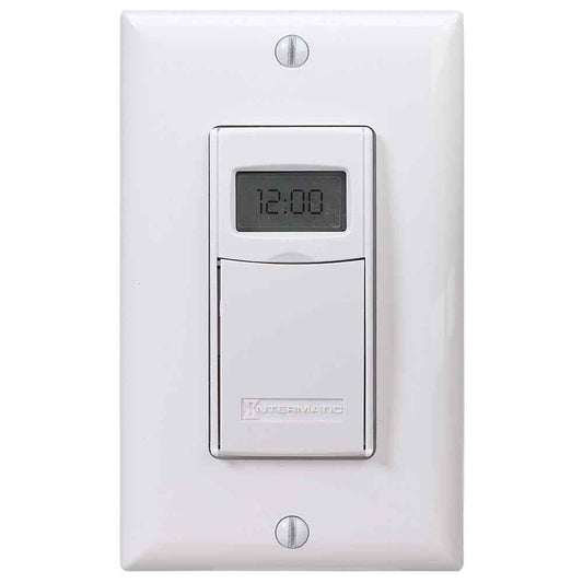 Intermatic 15 Amp 7-Day Indoor In-Wall Astronomic Digital Timer White ST01K