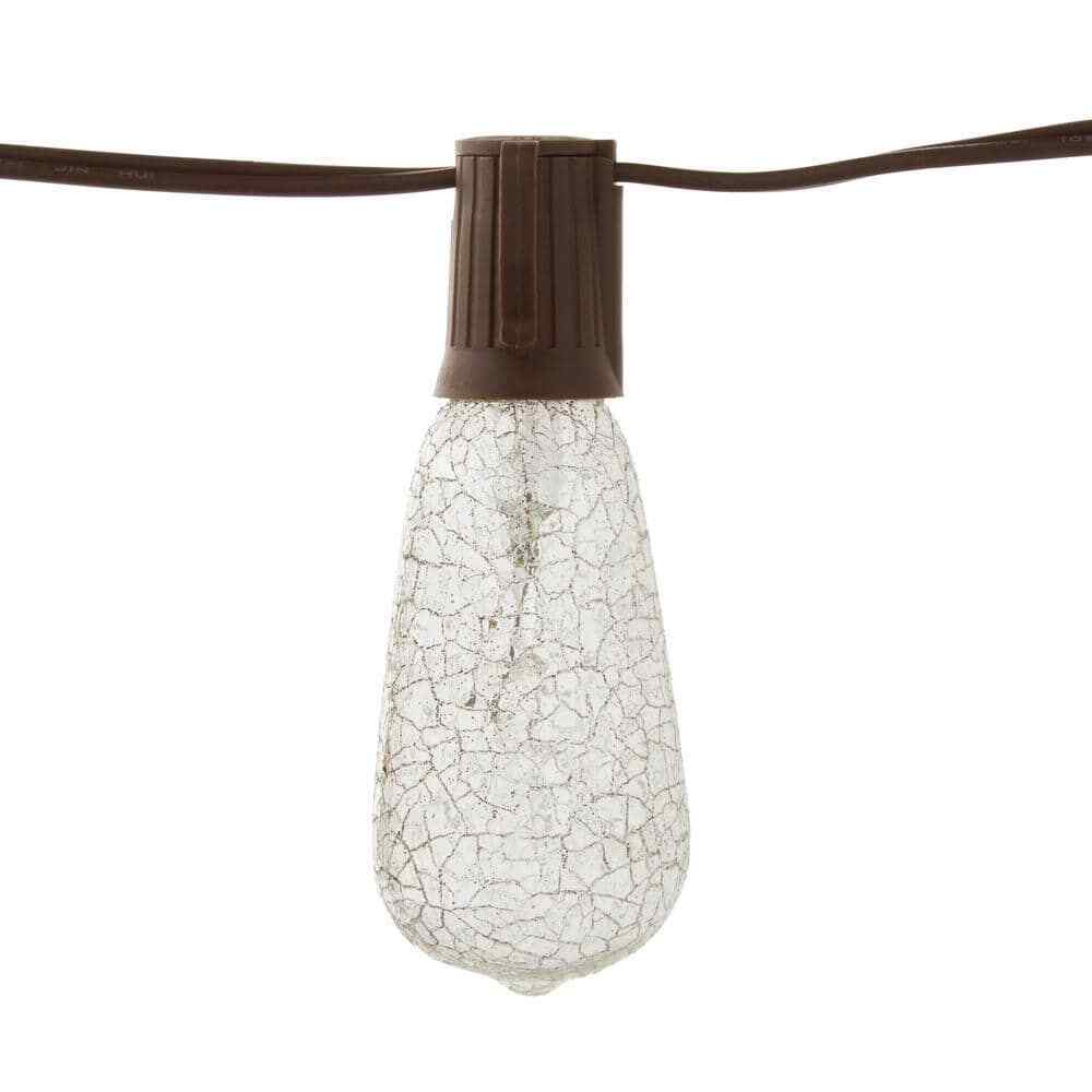 Hampton Bay Outdoor/Indoor 10 ft. Plug-In Incandescent ST40  Bulb String Light