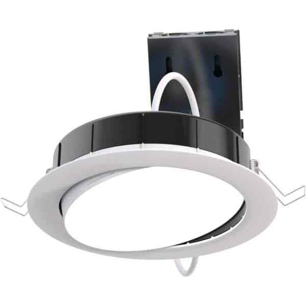 6 in.Tunable Canless Adjustable Integrated LED Recessed Light Downlight Trim