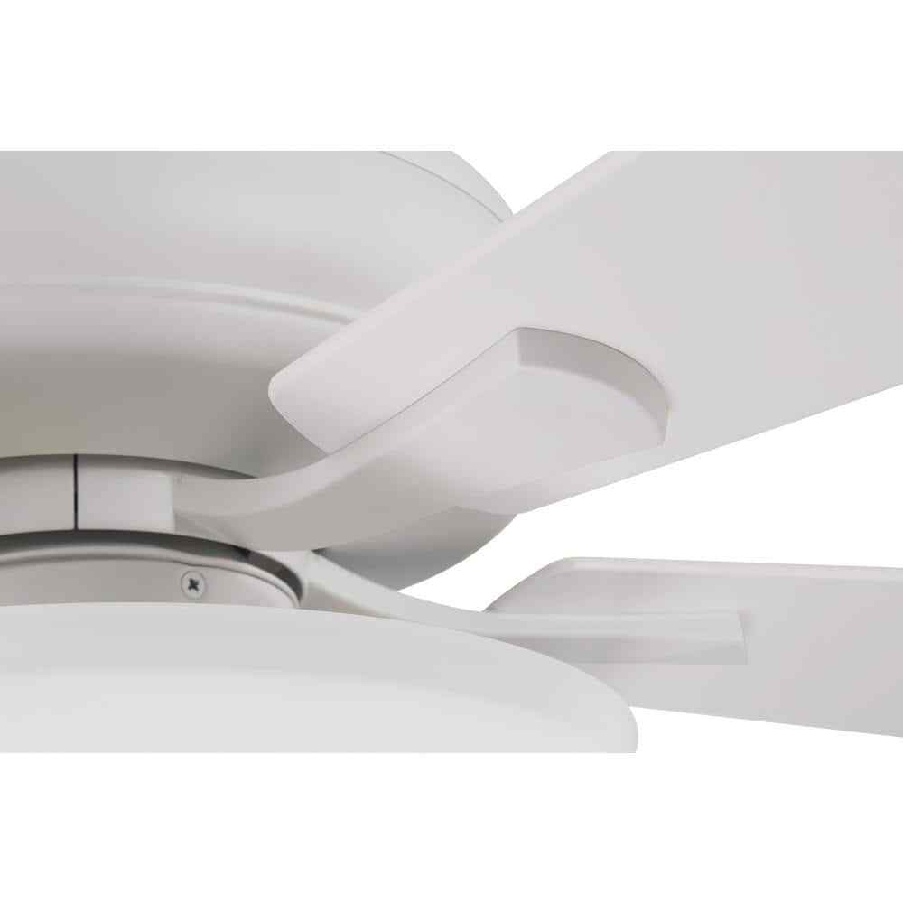 CRAFTMADE Eos 52 in. White Ceiling Fan w/ reversable blades and light kit