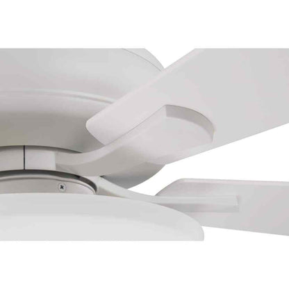 CRAFTMADE Eos 52 in. White Ceiling Fan w/ reversable blades and light kit