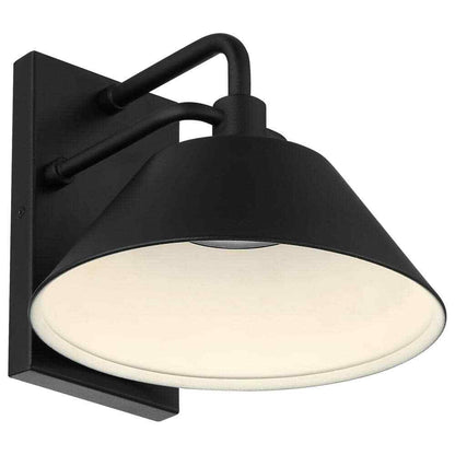 Access Lighting 1-Light Black LED Outdoor Wall Lantern Sconce 1-Pack