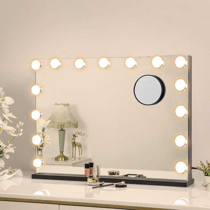 Depuley 23in Vanity Mirror w/ Lights Lighted Makeup Mirror w/ Smart Touch Switch