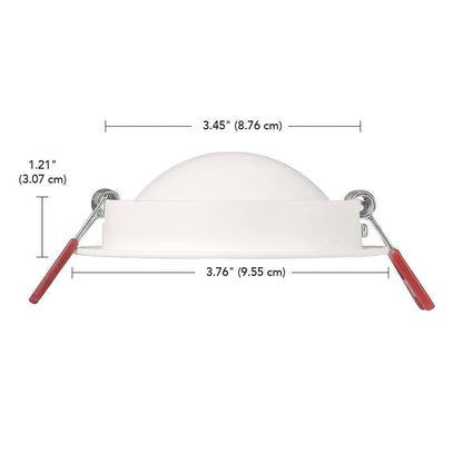 Commercial Electric 3 in. Selectable CCT  Ultra-Spot Canless Recessed LED Kit