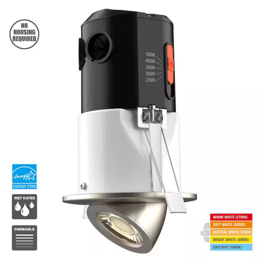 Commercial Electric Premium Downlight 3" Recessed Integrated LED Gimbal Kit