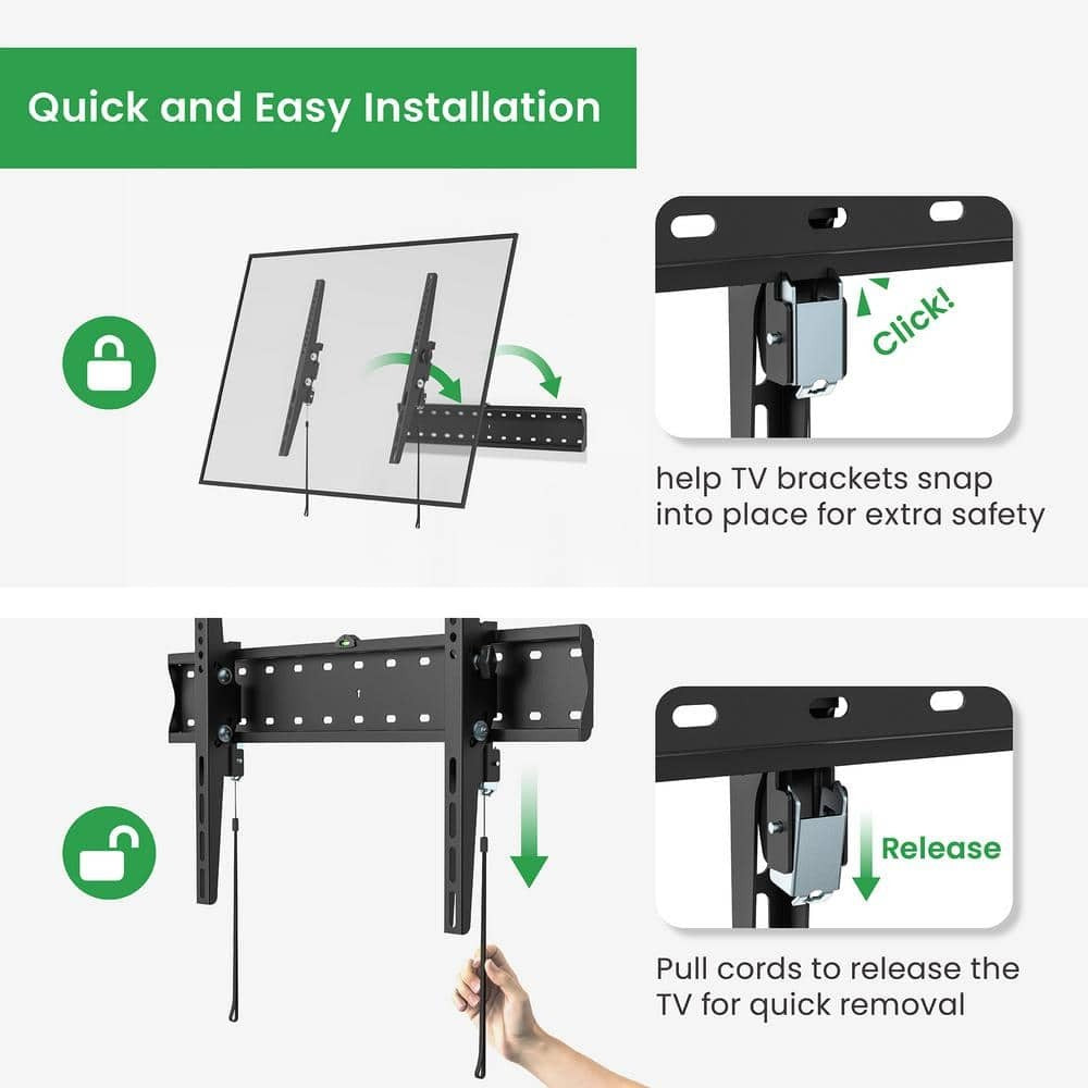 Commercial Electric Extend and Tilting TV Wall Mount for 42 in. to 90 in. TVs