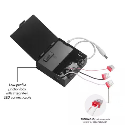 Commercial Electric 6 in. LED 2-Level Lumen Select Canless Recessed Light