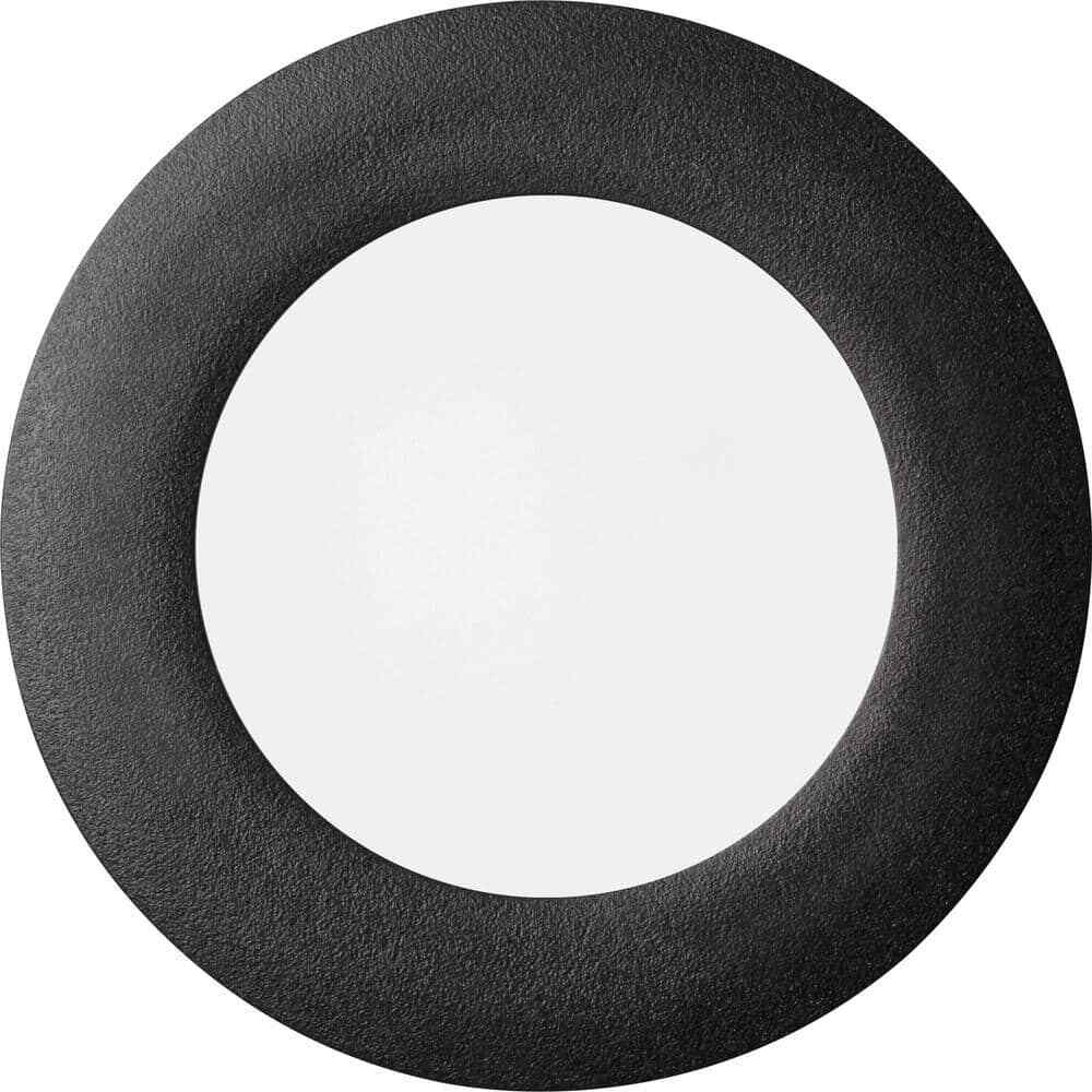 Contractor Select WF4 SWW5 4 in. Ultra Slim Canless LED Black Recessed Light