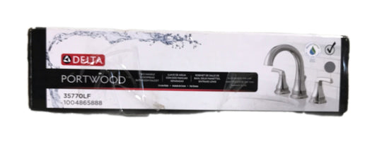 Delta Portwood 8 in. Widespread 2-Handle Bathroom Faucet in Chrome