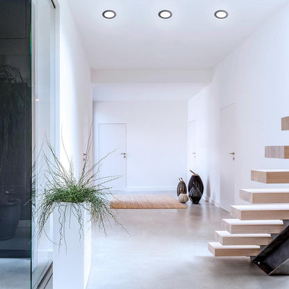 Commercial Electric Ultraslim LED Recessed Kit Alloy Matte Black 12W 12V 6"