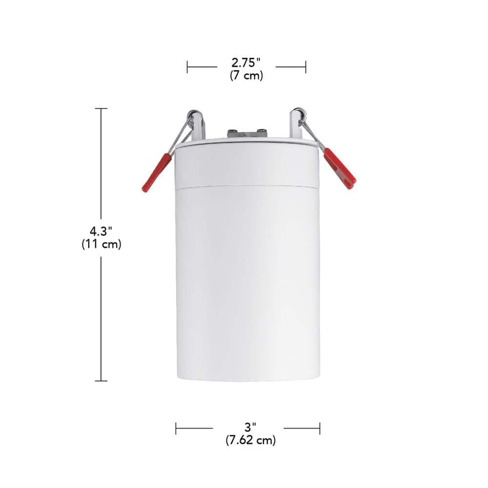 Commercial Electric LED 3 in Round Canless Recessed Light Trackless Soft White