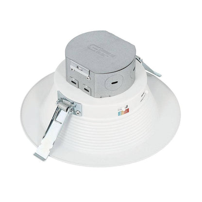 Commercial Electric Easy-Up 6" Canless Selectable CCT LED Recessed Light Kit