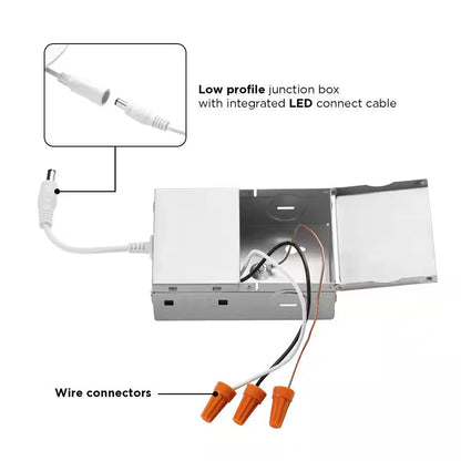 Commercial Electric Value Series 6 in LED Slim Canless - White - 10-Pack
