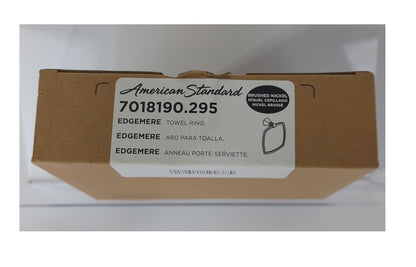 American Standard Edgemere Towel Ring in Brushed Nickel 7018190.295