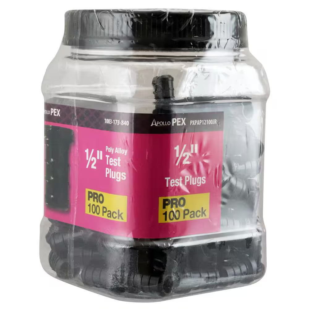 Apollo 1/2 in. Plastic PEX-B Barb Plug Pro Pack 100-Pack