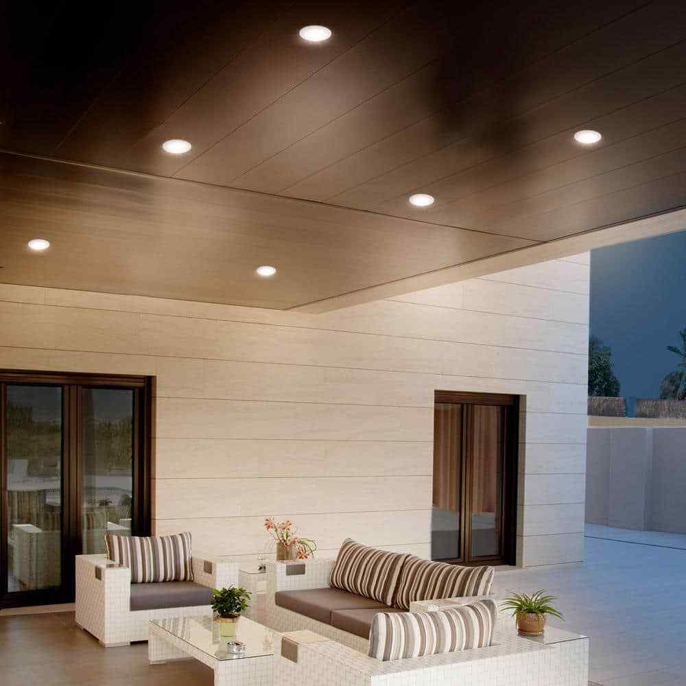 Commercial Electric LED 6 in Round Color Adjust Canless Recessed Light (4-Pack)