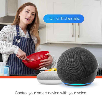 Commercial Electric Hubspace LED 4" Round Smart RBG Canless Recessed Light 