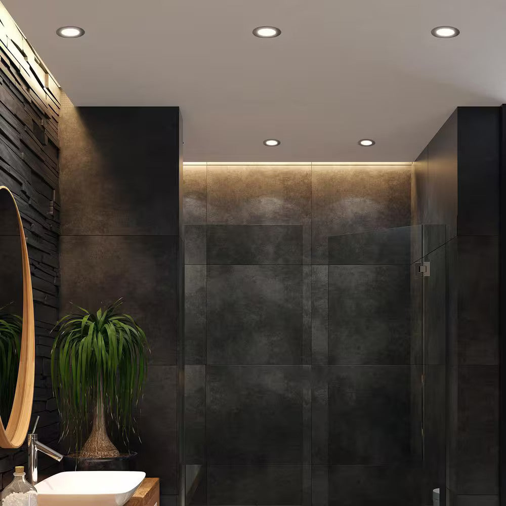 Commercial Electric Ultra Slim Canless Recessed Integrated LED Kit 4 91472