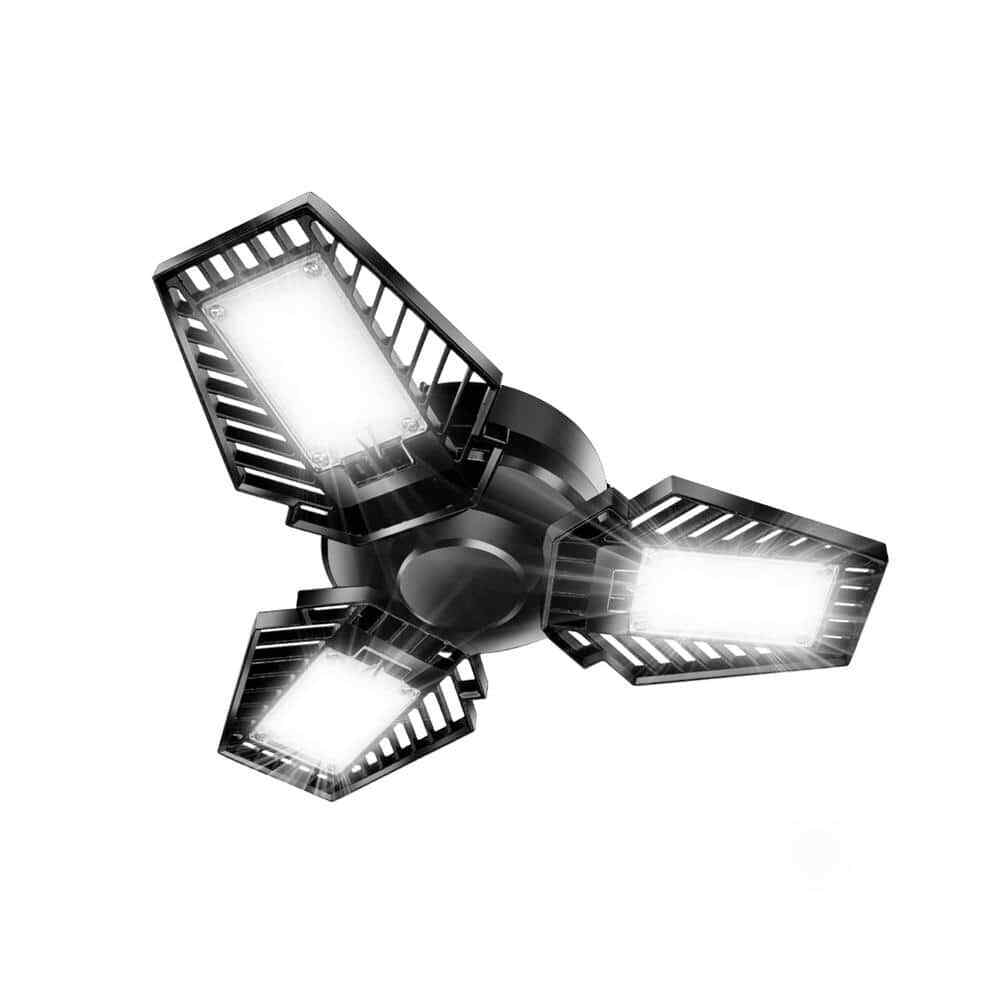 350-Watt Equivalent 6000 Lumen Foldable Garage LED Light Bulb E26 5000K CCT