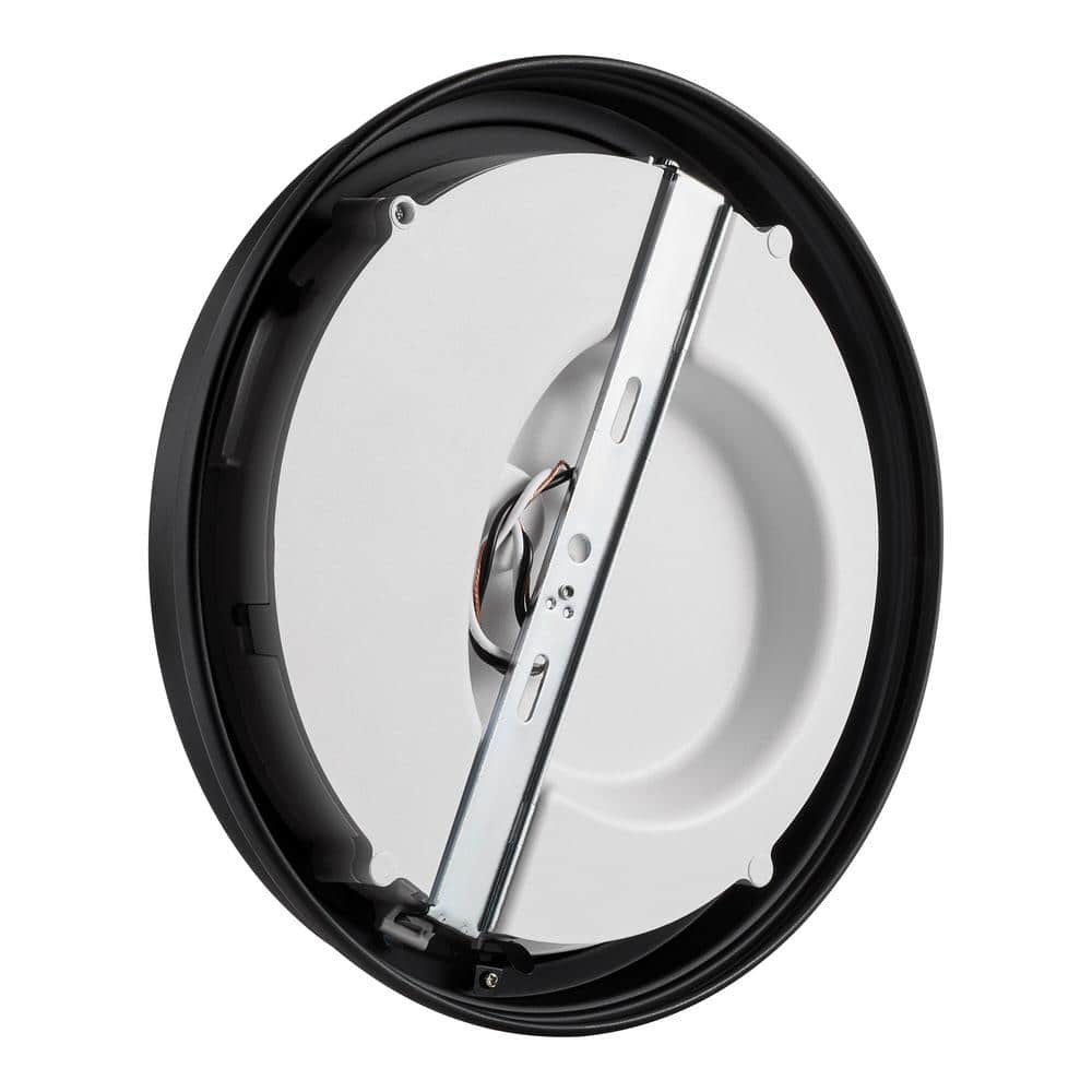 Commercial Electric 11" Matte Black 3-CCT LED Flush Mount Ceiling Light 2-Pack