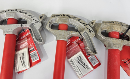 *3 PACK* USED Milwaukee Tool 48-22-4070 1/2 Inch EMT Aluminum Conduit Bender