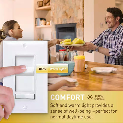 Commercial Electric Ultra Baffle Integrated LED 6 in Round Adj Color Temp, White