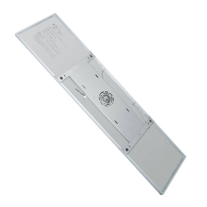 Commercial Electric Augusta 50 in. x 15 in. Satin Nickel, White Frame CCT Select
