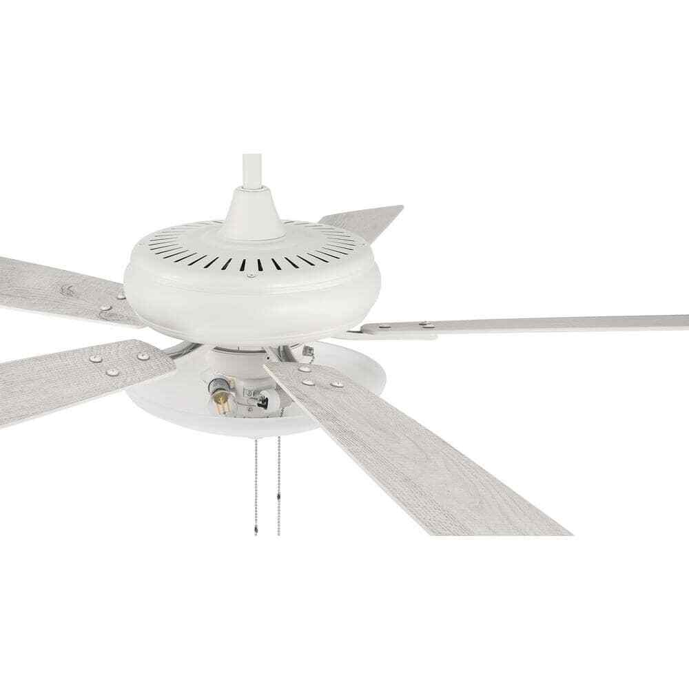 CRAFTMADE Eos 52 in. White Ceiling Fan w/ reversable blades and light kit