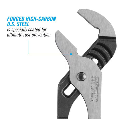 Channellock 12 in. Smooth Jaw Tongue and Groove Plier 445