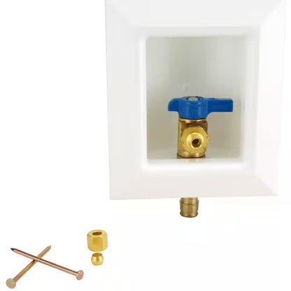 Apollo 1/2 in. Brass PEX-A Barb Icemaker Outlet Box
