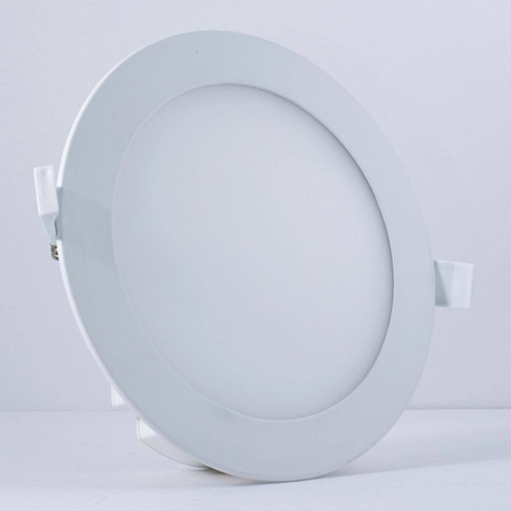 Bulbrite 6" Canless 3000K 65W Equiv White Flat LED Recessed Downlight, J-Box 