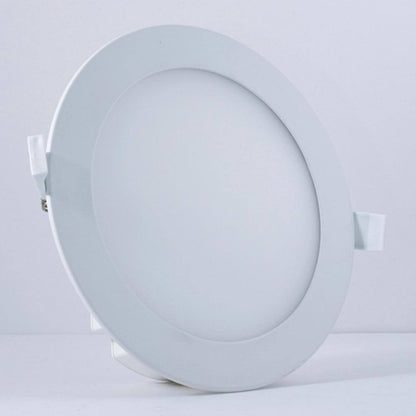 Bulbrite 6" Canless 3000K 65W Equiv White Flat LED Recessed Downlight, J-Box 