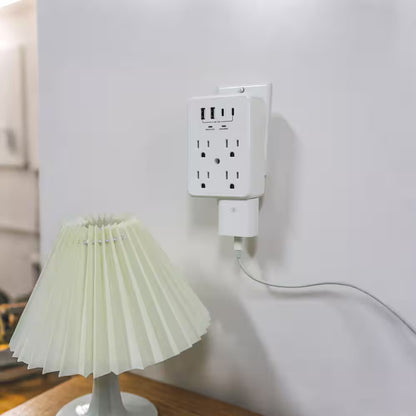 Commercial Electric CE 10 in 1 Surge Wall Tap 2USB-A 2USB-C 2-Pack