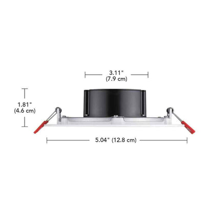 CE Integrated LED 4 in Round Canless Recessed Light for Soft White 6-Pack