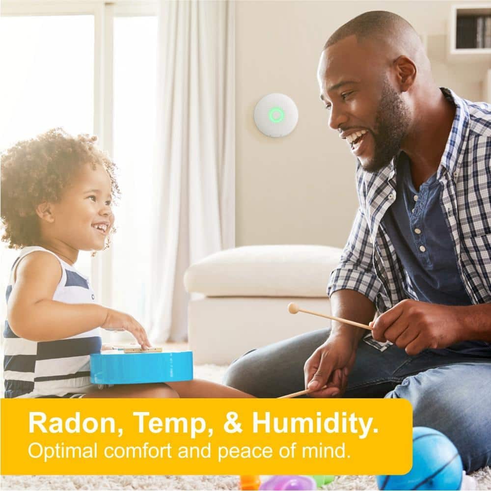 Airthings Wave Radon Battery Operated SMART Radon Detector