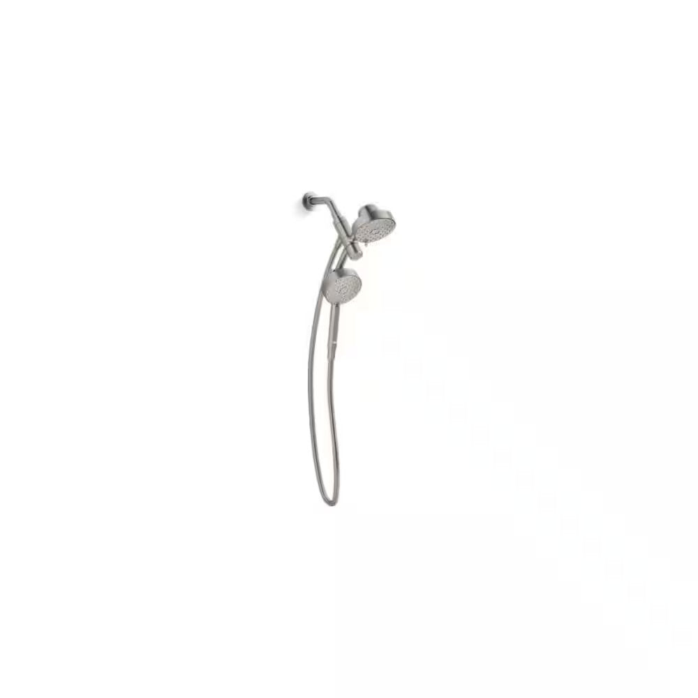 Awaken  1.75 GPM 6" Shower Head and Handheld Shower Head Vibrant Brushed Nickel