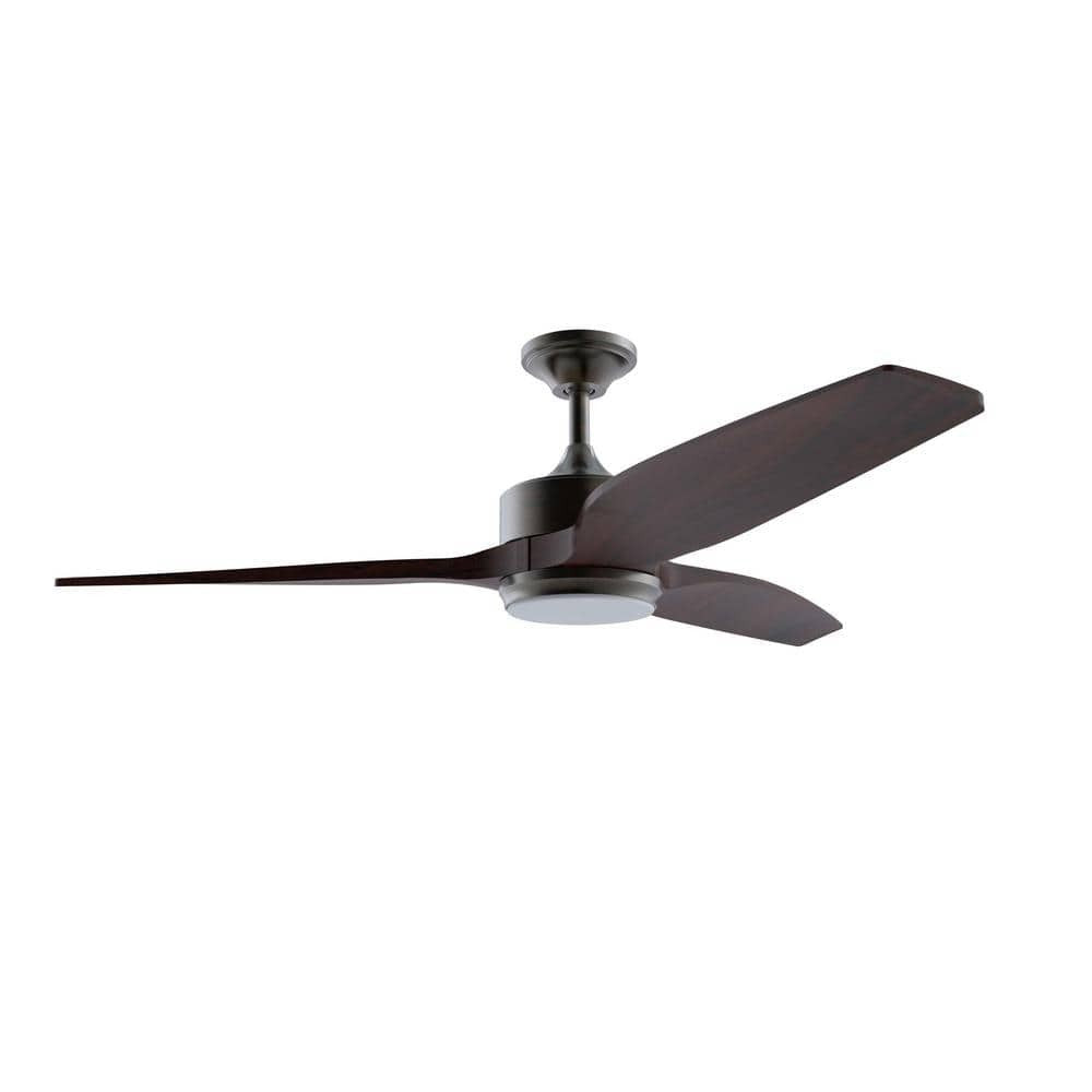 CRAFTMADE Mobi 60" Oiled Bronze Ceiling Fan LED Light and Remote/Wall Control 