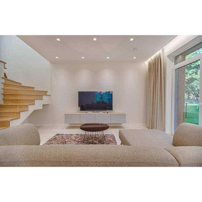 Commercial Electric 3 in. Integrated LED Canless Recessed Light Brushed Nickel