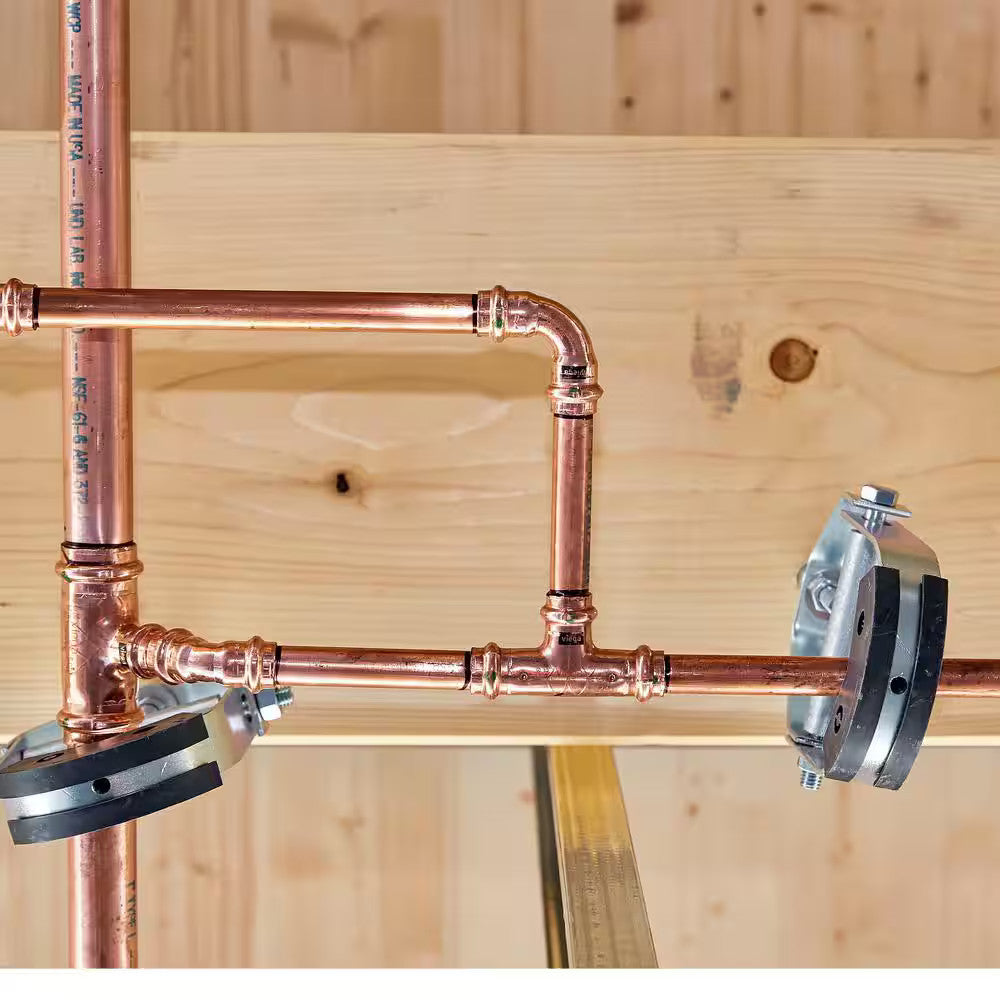 *2 PACK* Viega ProPress 1 in. x 1 in. x 1/2 in. Press Copper Reducing Tee 79321