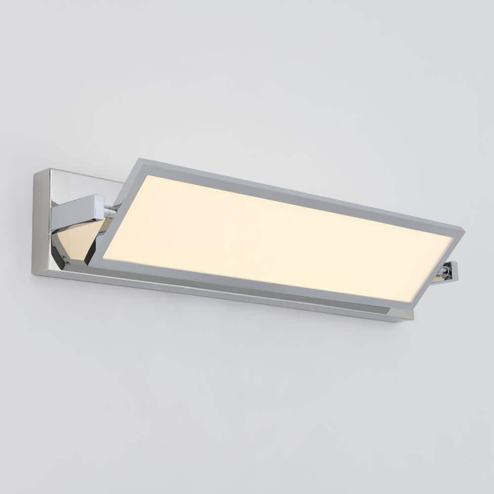 Artika Reflection 27 in. 1-Light Chrome Modern Integrated LED Vanity Light Bar