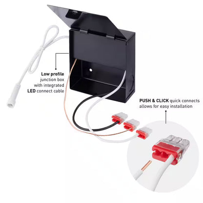 Commercial Electric 6 in Color Changing Directional Light Recessed Kit, White