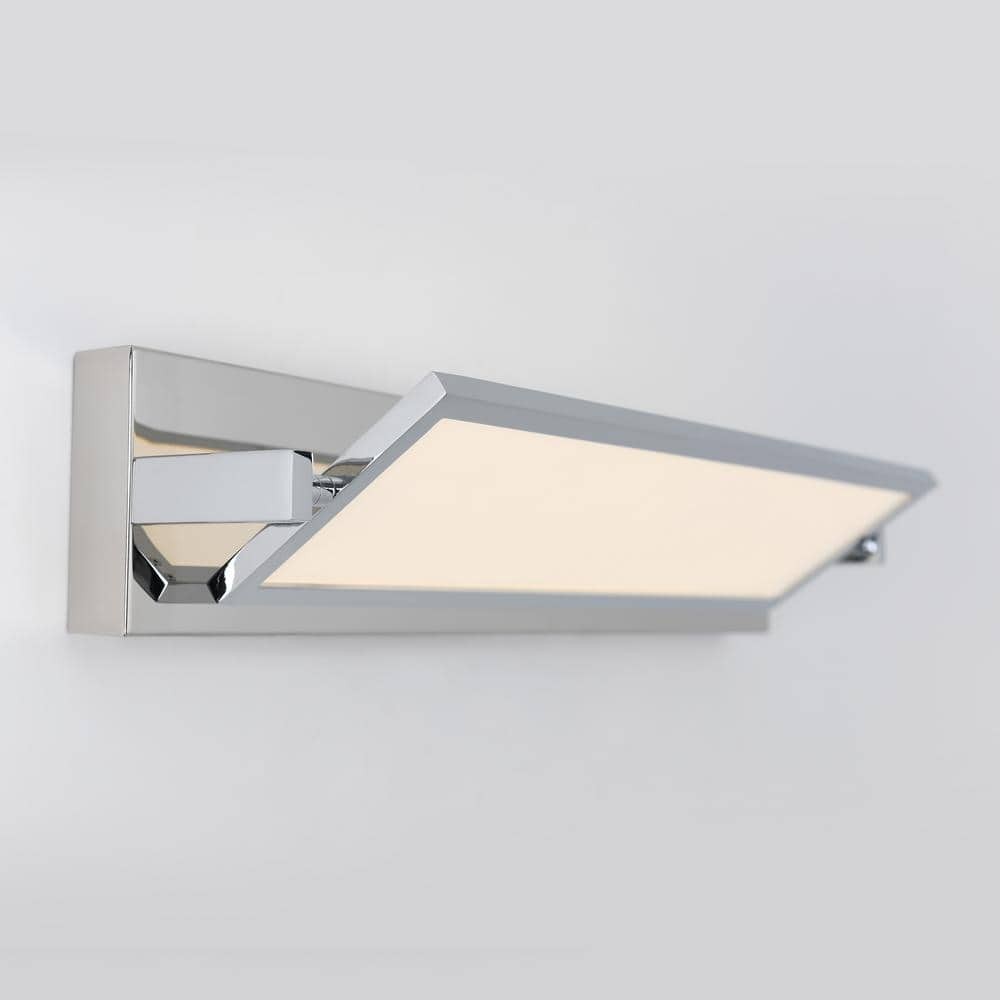 Artika Reflection 27 in. 1-Light Chrome Modern Integrated LED Vanity Light Bar