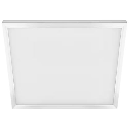 Commercial Electric 1ftx1ft Dimmable White LED WHITE Square Flat Flush Mount
