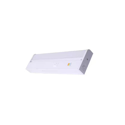 Commercial Electric 12 in. Hardwired White LED 5CCT Linkable Under CabinetLight